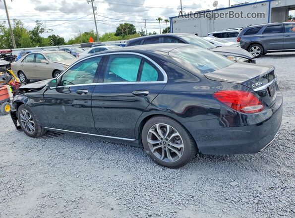 55SWF4JB1JU257069 2018 MERCEDES-BENZ C Black Tył lewy