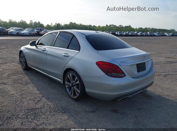 55SWF4JB2GU148001 2016 MERCEDES-BENZ C-CLASS Silver Rear left