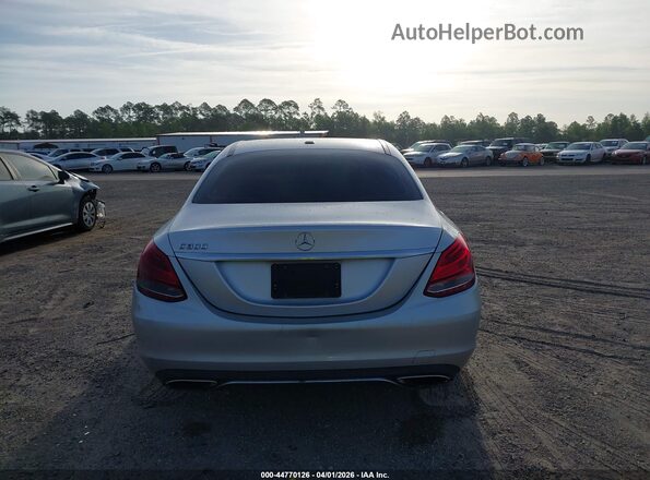 55SWF4JB2GU148001 2016 MERCEDES-BENZ C-CLASS Silver 