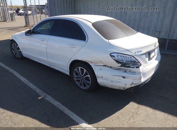 55SWF4JB2HU226584 2017 MERCEDES-BENZ C-CLASS White Задня ліва чверть