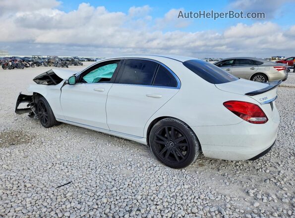 55SWF4JB3HU195622 2017 MERCEDES-BENZ C White Задня ліва чверть
