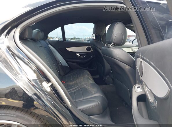 55SWF4JB4GU153751 2016 MERCEDES-BENZ C-CLASS Black VIN կոդի պիտակի տեսք