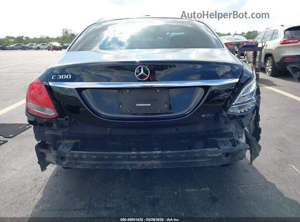 55SWF4JB4GU153751 2016 MERCEDES-BENZ C-CLASS Black Դիմացի տեսք