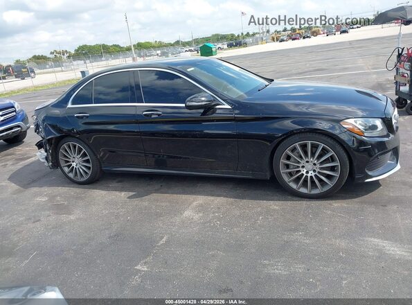 55SWF4JB4GU153751 2016 MERCEDES-BENZ C-CLASS Black Սալոնի 360 աստիճան տեսք