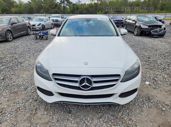 55SWF4JB4GU178892 2016 MERCEDES-BENZ C White Front view