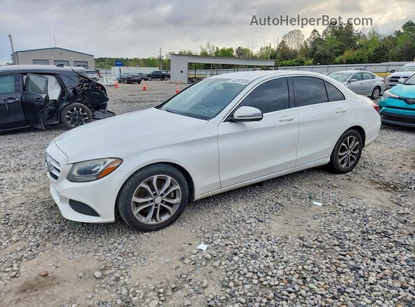 55SWF4JB4GU178892 2016 MERCEDES-BENZ C White Front left