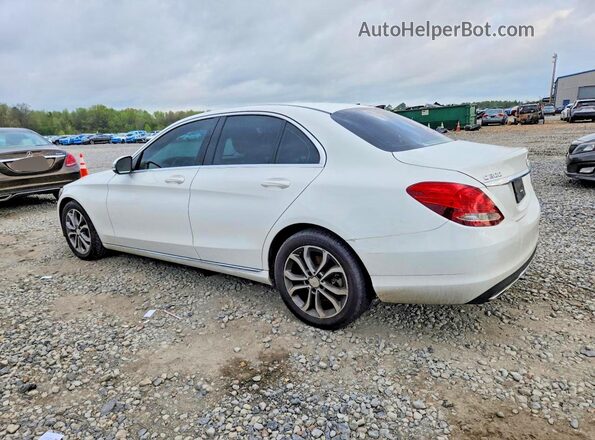 55SWF4JB4GU178892 2016 MERCEDES-BENZ C White Rear left