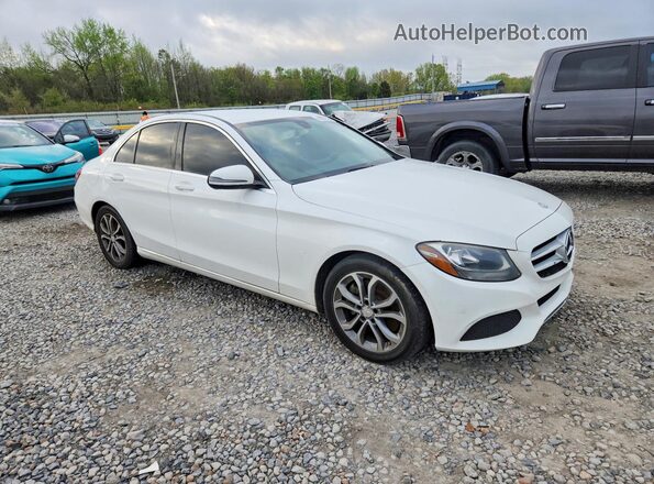 55SWF4JB4GU178892 2016 MERCEDES-BENZ C White Front right