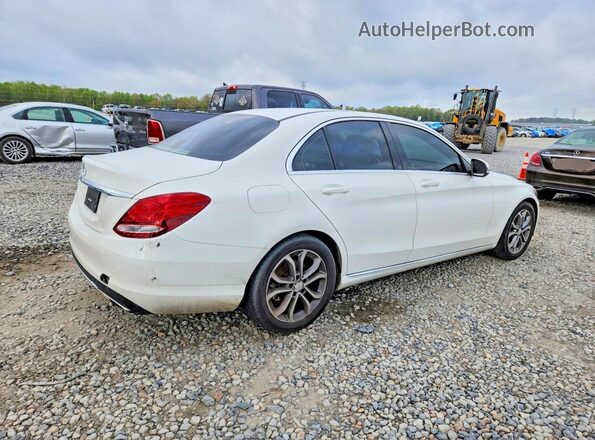 55SWF4JB4GU178892 2016 MERCEDES-BENZ C White Rear right