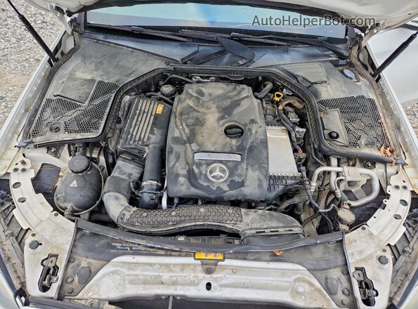 55SWF4JB4GU178892 2016 MERCEDES-BENZ C White Rear interior view