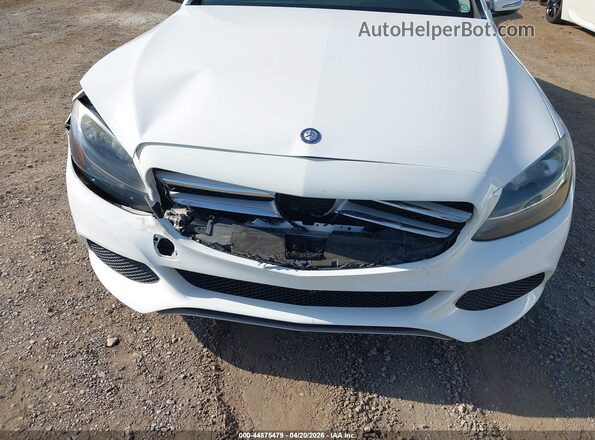 55SWF4JB5GU156464 2016 MERCEDES-BENZ C-CLASS White Widok z przodu