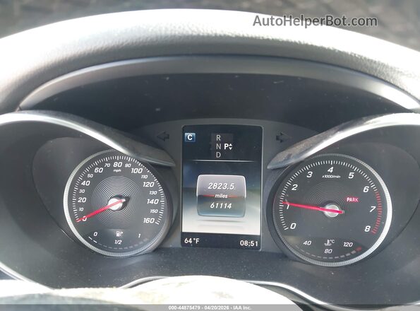 55SWF4JB5GU156464 2016 MERCEDES-BENZ C-CLASS White Widok tylnych siedzeń