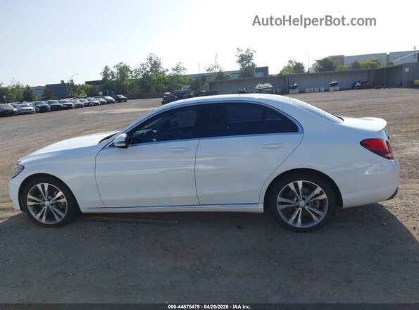 55SWF4JB5GU156464 2016 MERCEDES-BENZ C-CLASS White Widok wnętrza 360 stopni