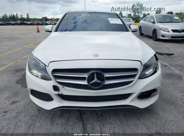 55SWF4JB5HU203025 2017 MERCEDES-BENZ C-CLASS White Vista frontal