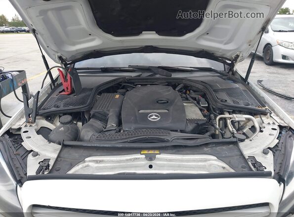 55SWF4JB5HU203025 2017 MERCEDES-BENZ C-CLASS White Vista trasera