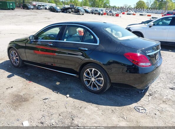 55SWF4JB6GU149488 2016 MERCEDES-BENZ C-CLASS Black Հետևի ձախ