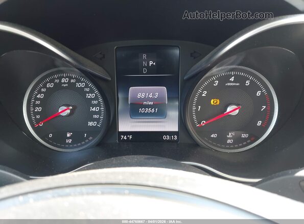 55SWF4JB6GU169742 2016 MERCEDES-BENZ C-CLASS Silver Widok tylnych siedzeń