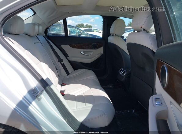55SWF4JB6GU169742 2016 MERCEDES-BENZ C-CLASS Silver Widok naklejki z numerem VIN