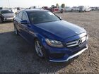 2017 Mercedes-benz C 300 Sport Blue vin: 55SWF4JB6HU194013
