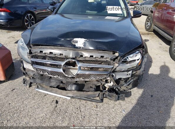55SWF4JB6HU222554 2017 MERCEDES-BENZ C-CLASS Черный Вид спереди