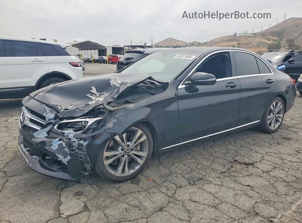 55SWF4JB6JU250277 2018 MERCEDES-BENZ C Black Front left