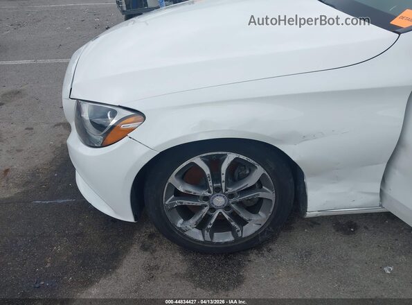 55SWF4JB7GU165361 2016 MERCEDES-BENZ C-CLASS White Դիմացի տեսք