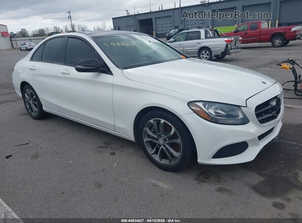 55SWF4JB7GU165361 2016 MERCEDES-BENZ C-CLASS White Առջևի աջ