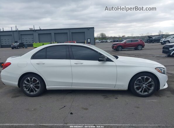 55SWF4JB7GU165361 2016 MERCEDES-BENZ C-CLASS White Սալոնի հետևի տեսք