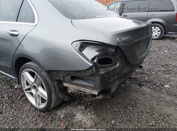 55SWF4JB7HU201969 2017 MERCEDES-BENZ C-CLASS Серый Вид спереди