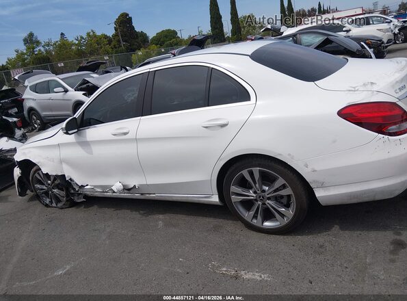 55SWF4JB7JU268786 2018 MERCEDES-BENZ C-CLASS Белый Панорамный вид салона 360°