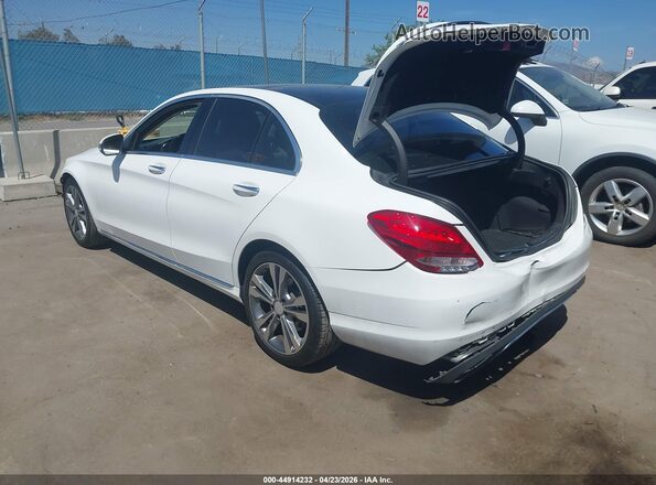 55SWF4JB8GU128044 2016 MERCEDES-BENZ C-CLASS White Հետևի ձախ