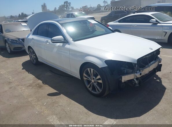 55SWF4JB8GU128044 2016 MERCEDES-BENZ C-CLASS White Առջևի աջ