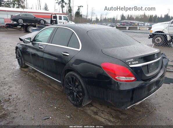 55SWF4JB8JU261457 2018 MERCEDES-BENZ C-CLASS Черный Задняя левая четверть