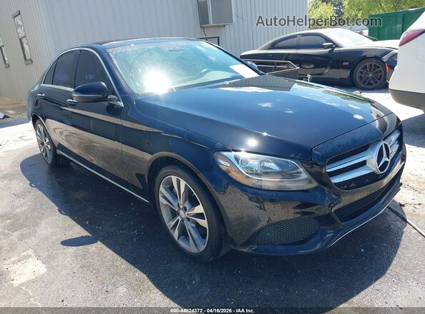 55SWF4JB9GU127730 2016 MERCEDES-BENZ C-CLASS Black წინა მარჯვენა