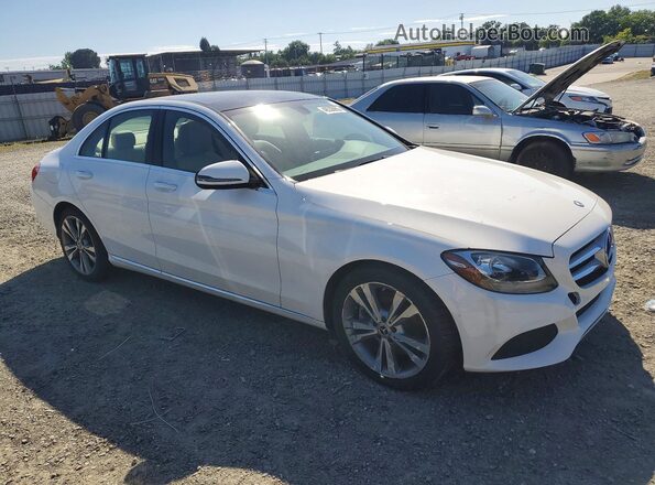 55SWF4JBXHU229328 2017 MERCEDES-BENZ C White წინა მარჯვენა