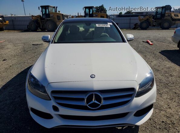 55SWF4JBXHU229328 2017 MERCEDES-BENZ C White წინა ხედი