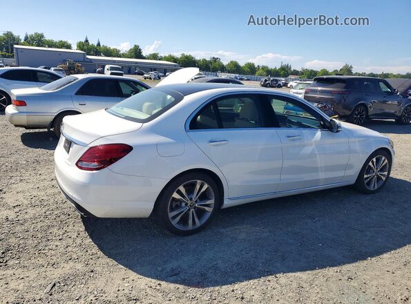 55SWF4JBXHU229328 2017 MERCEDES-BENZ C White უკანა მარჯვენა