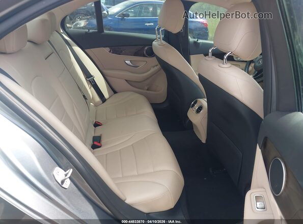 55SWF4JBXHU230897 2017 MERCEDES-BENZ C-CLASS Gray Vista de la etiqueta del VIN