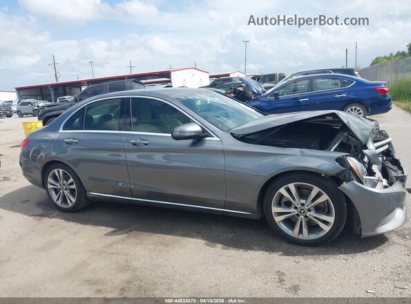 55SWF4JBXHU230897 2017 MERCEDES-BENZ C-CLASS Gray Vista interior trasera