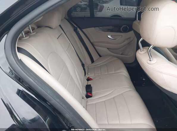 55SWF4JBXJU244174 2018 MERCEDES-BENZ C-CLASS Black Vista de la etiqueta del VIN