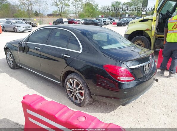 55SWF4KB1GU111505 2016 MERCEDES-BENZ C-CLASS Black Հետևի ձախ
