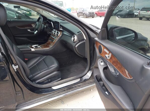 55SWF4KB1GU111505 2016 MERCEDES-BENZ C-CLASS Black Սալոնի դիմացի տեսք