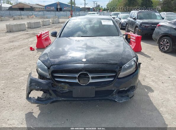 55SWF4KB1GU111505 2016 MERCEDES-BENZ C-CLASS Black Սալոնի հետևի տեսք