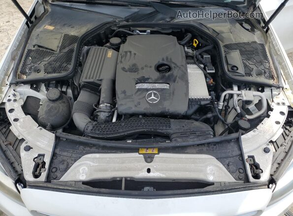 55SWF4KB1GU115389 2016 MERCEDES-BENZ C Белый Вид задней части салона