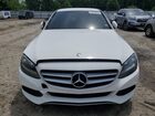 2016 Mercedes-benz C 300 4matic Белый vin: 55SWF4KB1GU115389