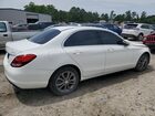 2016 Mercedes-benz C 300 4matic Белый vin: 55SWF4KB1GU115389