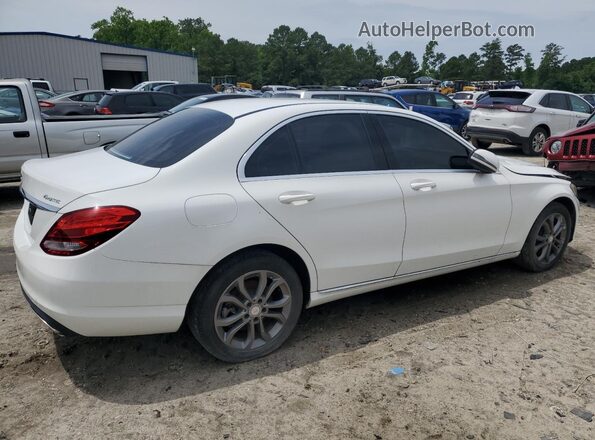 55SWF4KB1GU115389 2016 MERCEDES-BENZ C Белый Задняя правая четверть