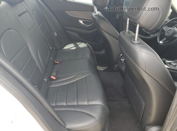 55SWF4KB1GU115389 2016 MERCEDES-BENZ C Белый Вид задних сидений