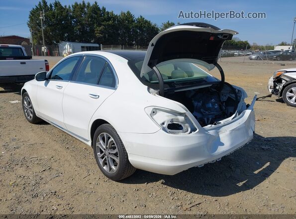 55SWF4KB1HU186206 2017 MERCEDES-BENZ C-CLASS White უკანა მარცხენა