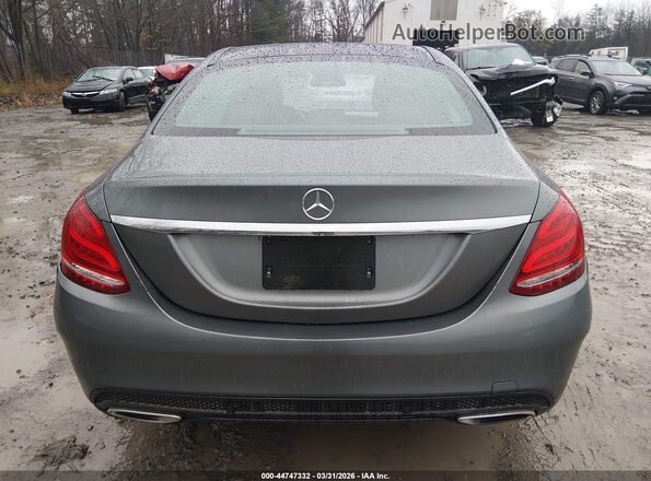 55SWF4KB1HU213856 2017 MERCEDES-BENZ C-CLASS Серый 